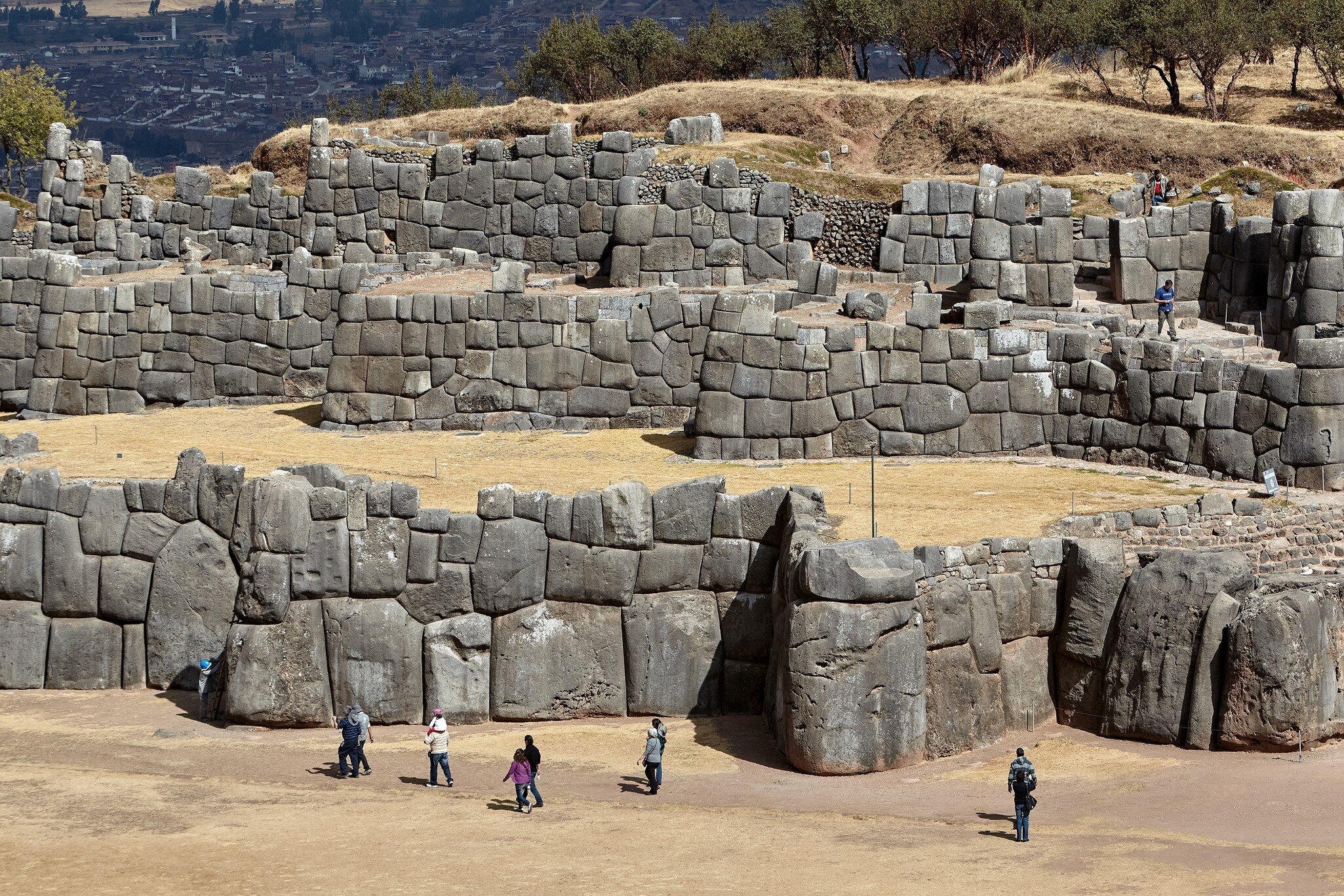 Sacsayhuamán is a monumental Inca fortress located on the outskirts of Cusco, Peru. This UNESCO World Heritage Site is renowned for its remarkable stone masonry and with massive stones., License Type: media, Download Time: 2026-06-24T19:11:34.000Z, User: LP_NZhan, Editorial: false, purchase_order: 65050 - Digital Destinations and Articles, job: App Content, client: Lonely Planet App, other: Nadine Zhan 