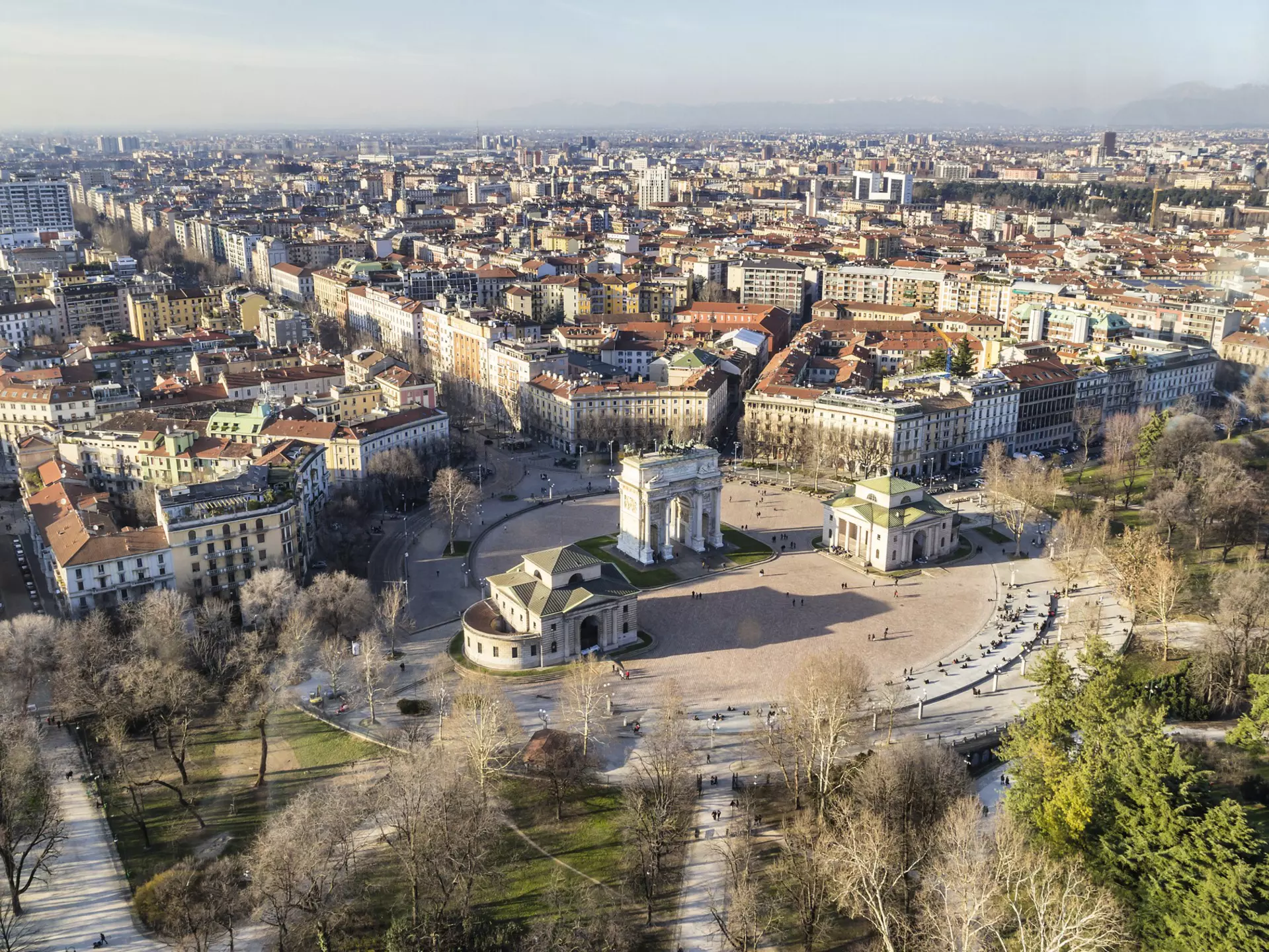Aerial view of Milan ©PJPhoto69/Getty Images