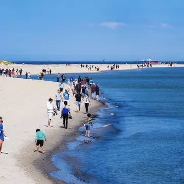 Summer in Denmark is peak season in all senses of the word – and beach season, too, at Skagen on the country’s northern tip. Shutterstock