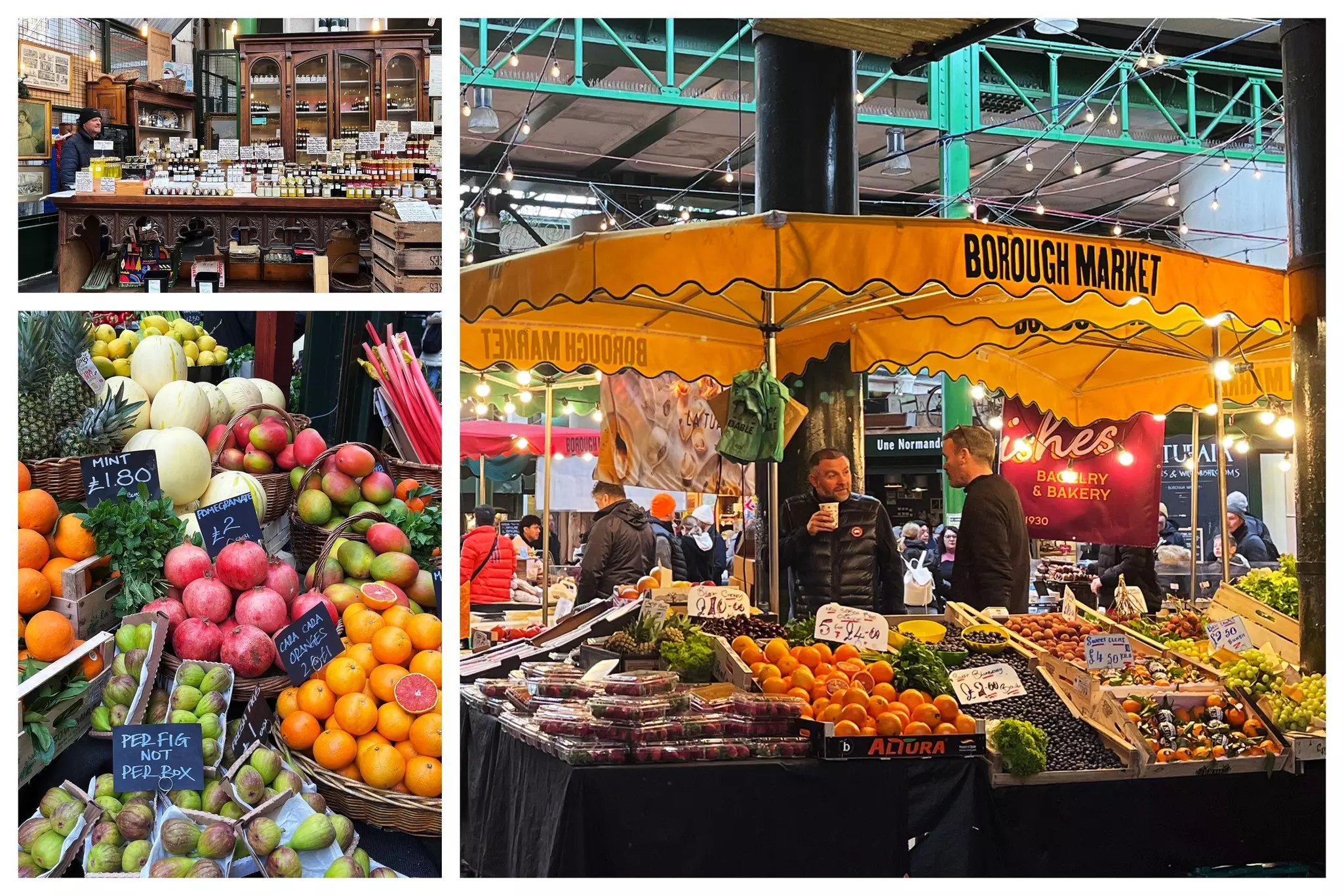 You can get breakfast, lunch and dinner at London's Borough Market © Meadhbh McGrath / Lonely Planet