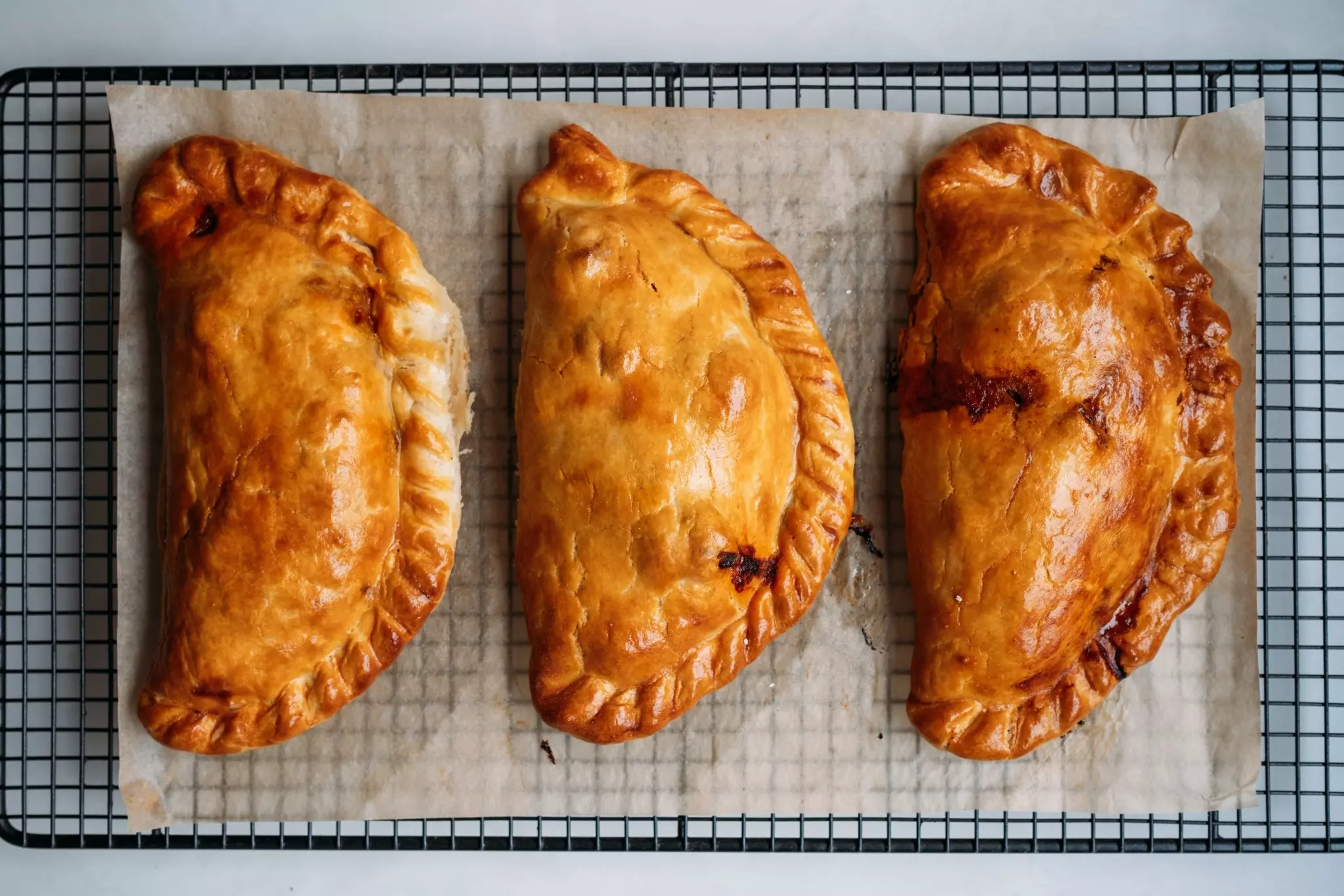 Traditional Cornish Pasty with Homemade Puff Pastry