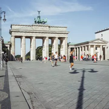 Pariser Platz in front of the Brandenburg Gate, Berlin, Germany. Matthew Figg/Shutterstock