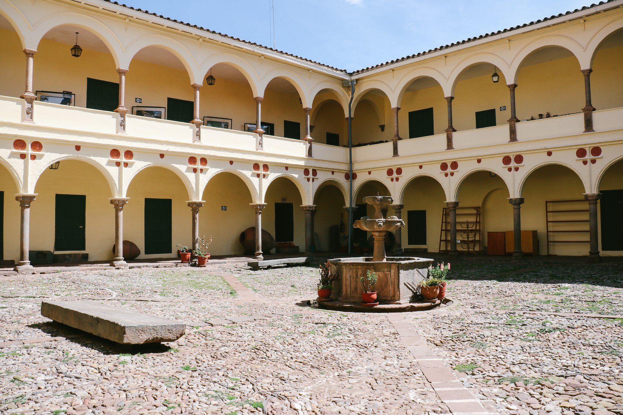 CUZCO, PERU - CIRCA NOVEMBER 2016: Courtyard of the Inca Museum, housed in a colonial building in Cuzco, Peru., License Type: media, Download Time: 2026-06-24T18:45:10.000Z, User: LP_NZhan, Editorial: true, purchase_order: 65050 - Digital Destinations and Articles, job: App Content, client: Lonely Planet App, other: Nadine Zhan