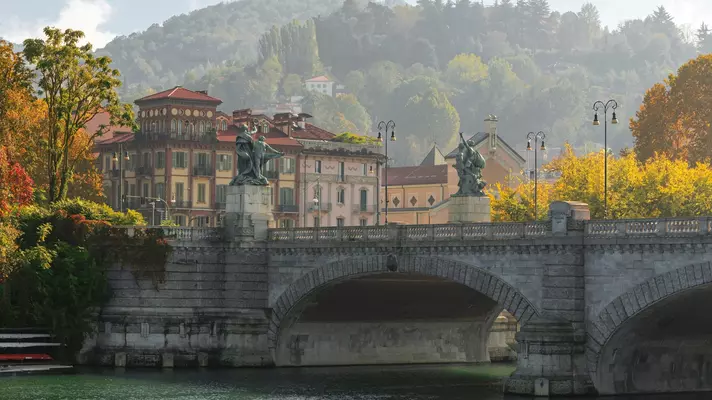 A view of the hills on the west side of the Po River in Turin. KATE TARTACHNA/Shutterstock