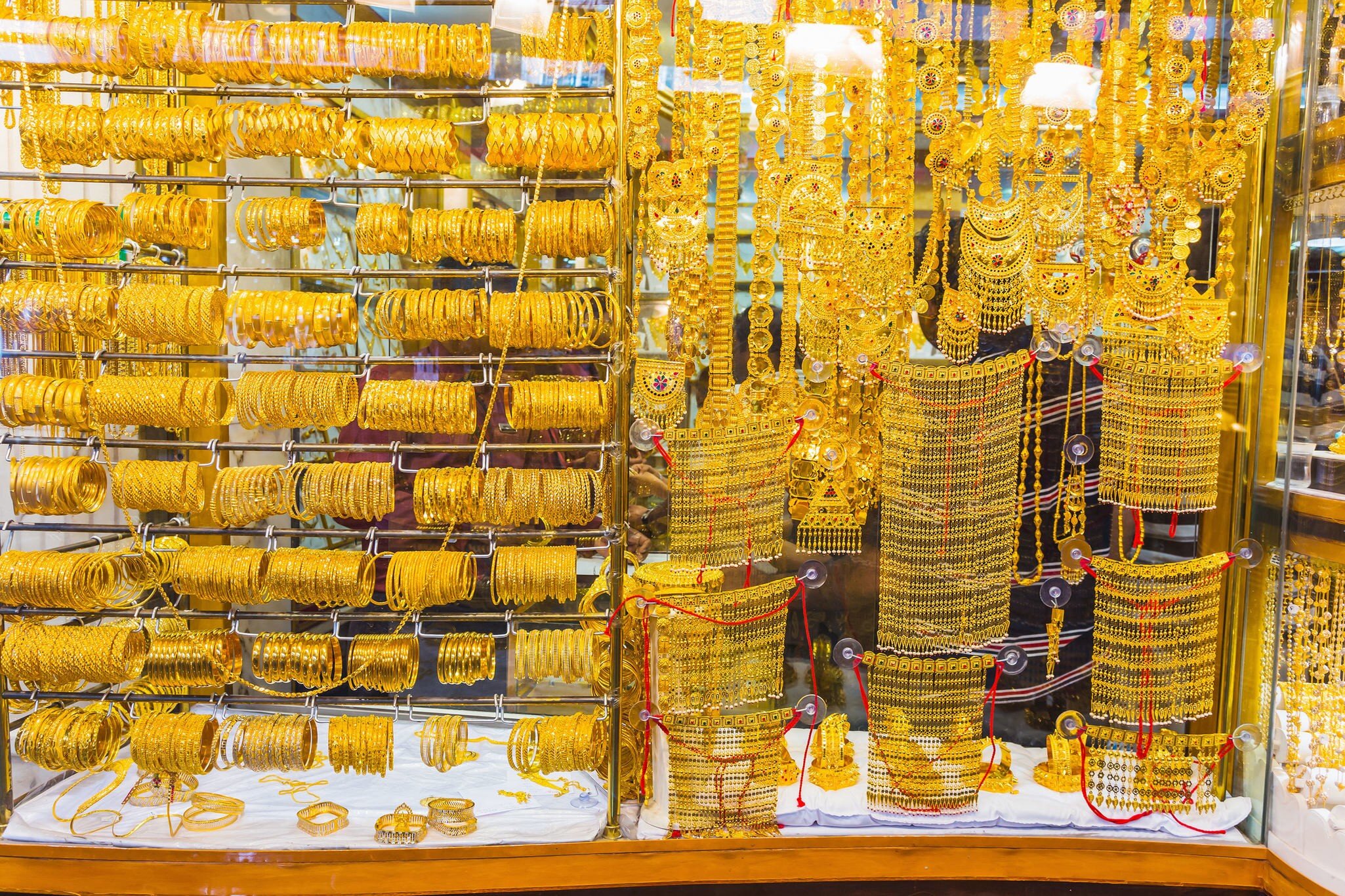 Deira Gold Souq gold market in Dubai