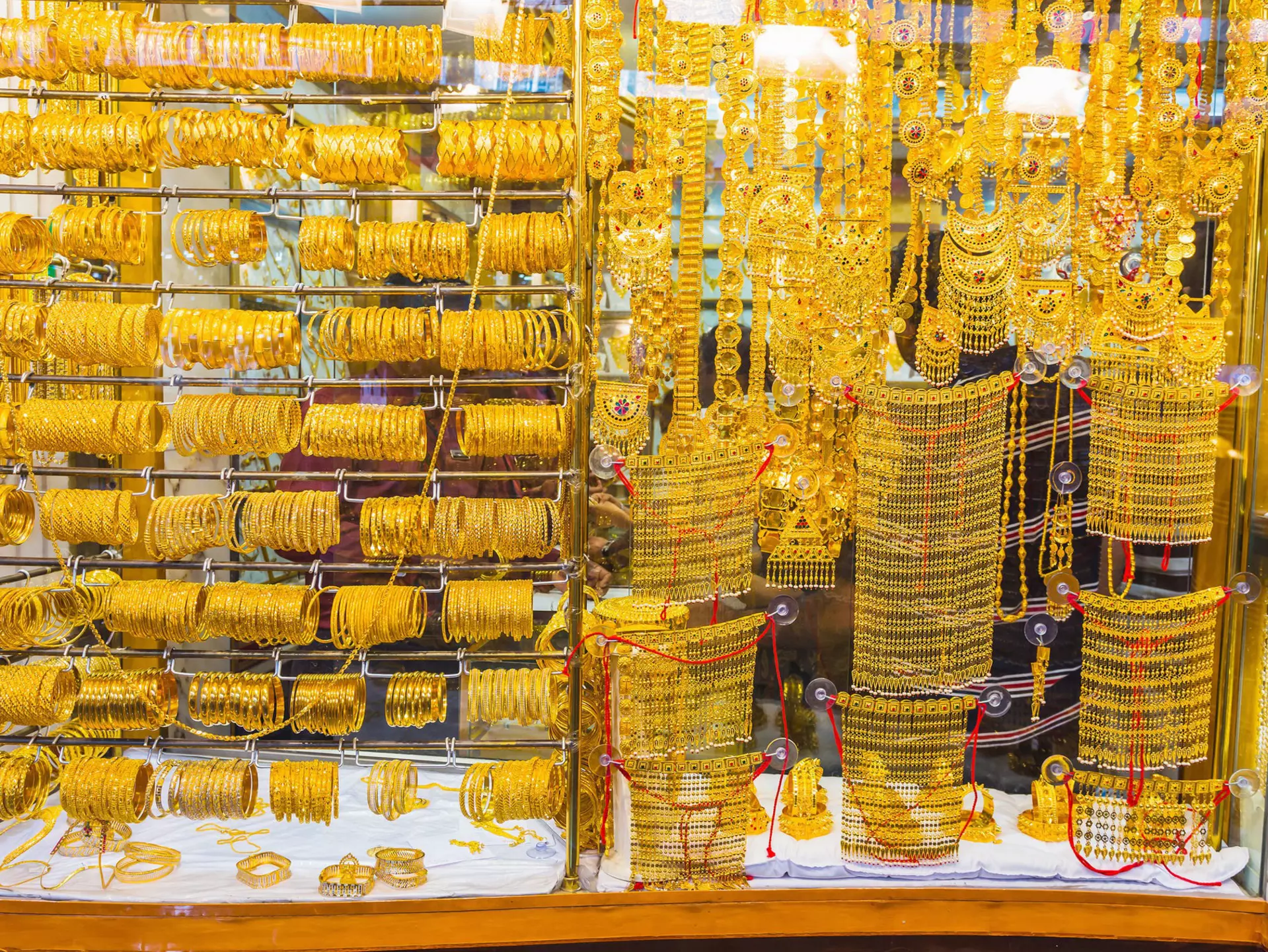 Deira Gold Souq gold market in Dubai