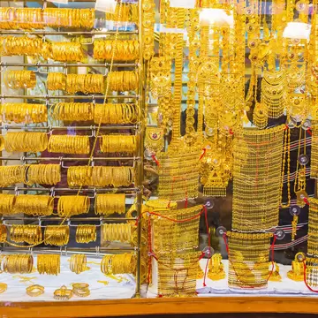Deira Gold Souq gold market in Dubai