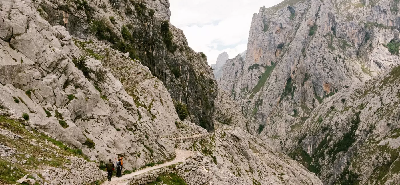 Hiking along the Ruta del Cares is a popular way to see the Picos de Europa.