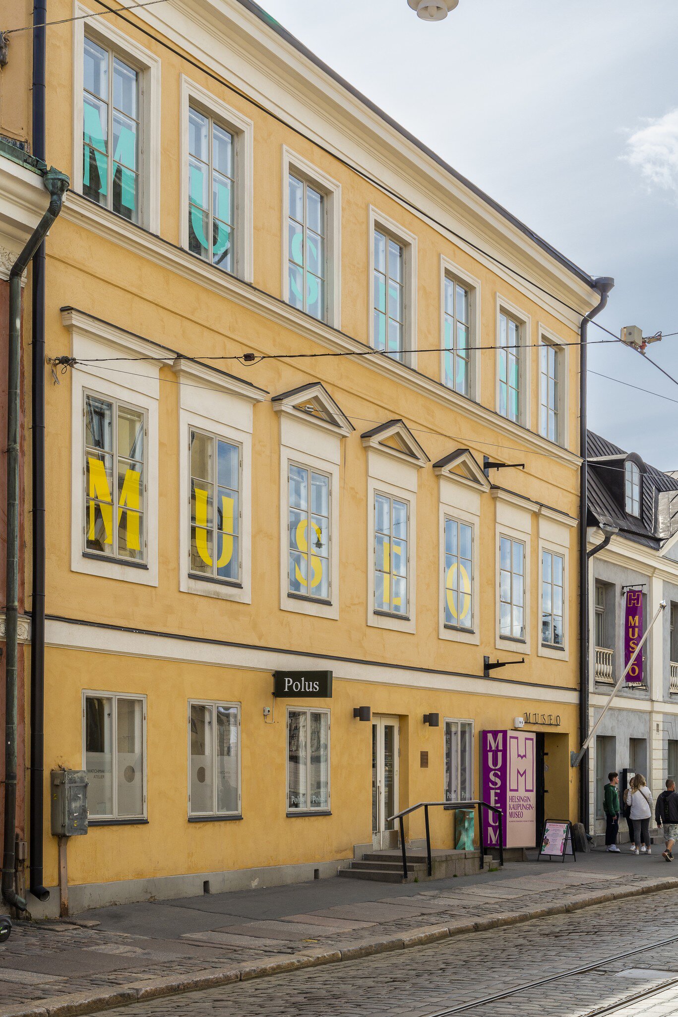 The exterior of the Helsinki City Museum, Finland