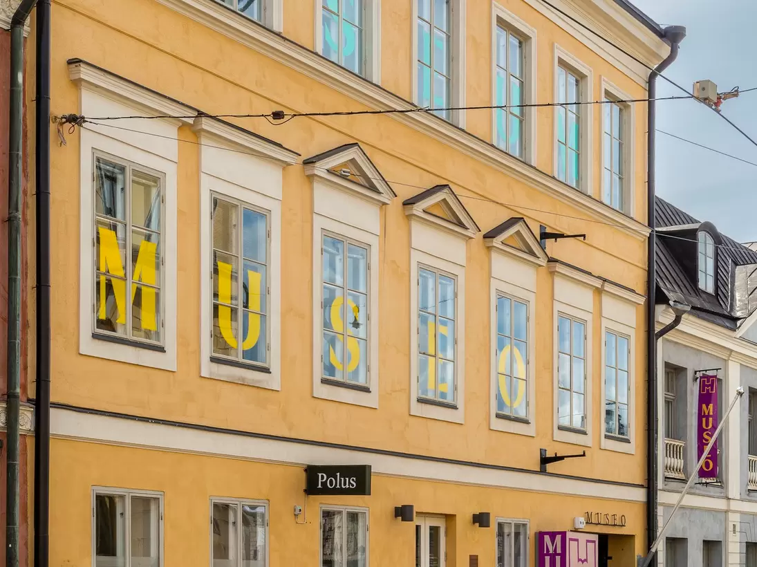 The exterior of the Helsinki City Museum, Finland