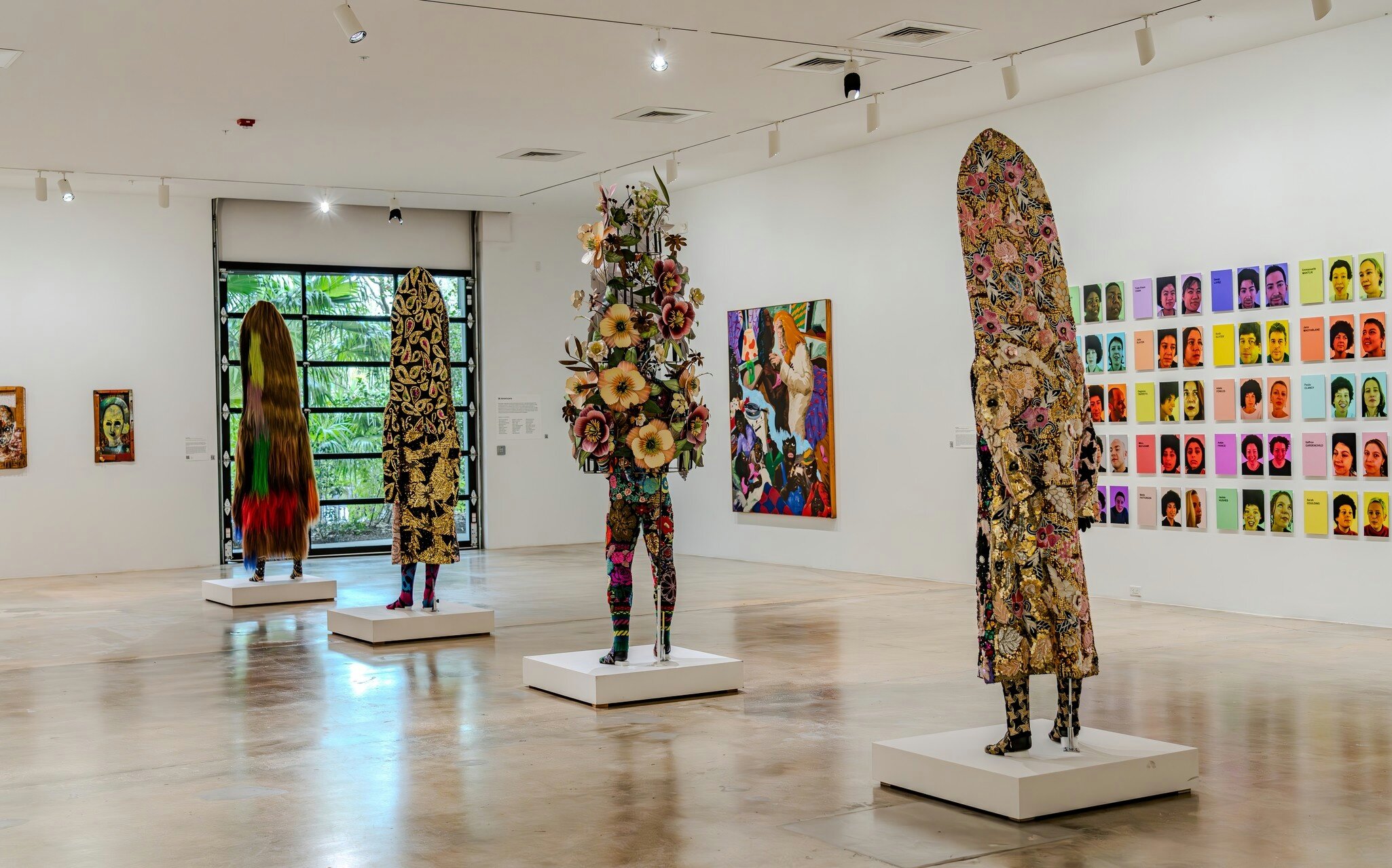 View of the art installations at the Rubell Museum in Miami, Florida.