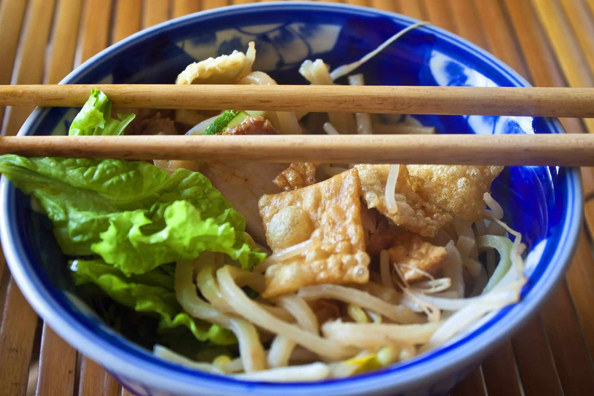 Cao Lau, traditional meal in Hoi An, Vietnam.