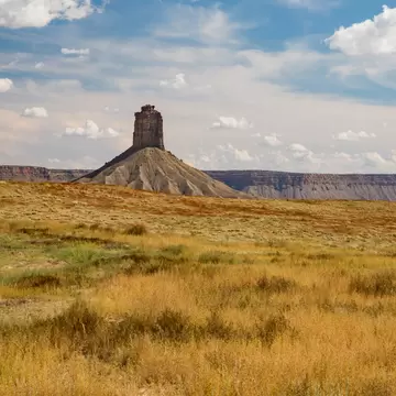 Chimney Rock an abrupt butte near Cortez, 2015; Shutterstock ID 348954998; purchase_order: 65050; job: POIs; client: Lonely Planet; other: digital download