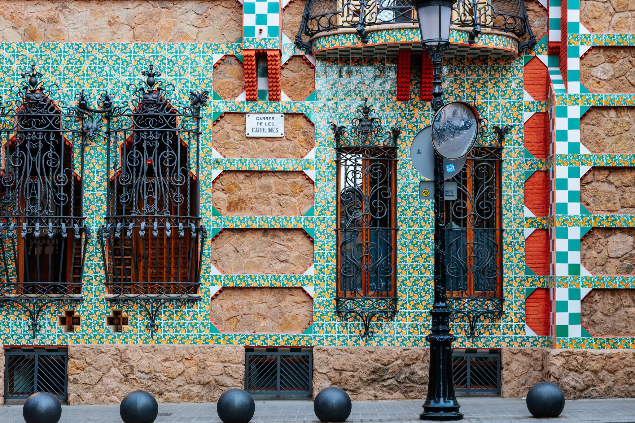Take in the incredible colors of Casa Vicens in Barcelona © Artur Debat / Getty Images