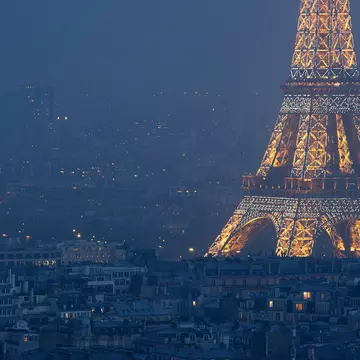 Issue 54, Lonely Planet Traveller Magazine, Classic Paris
Eiffel Tower illuminated at night.