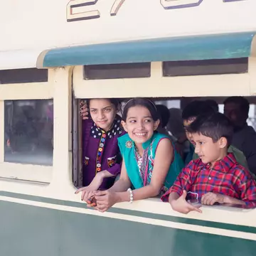 The journey may be slow but watching Pakistan's landscape unfurl as you travel by train is a magical experience © Awais khan / Shutterstock