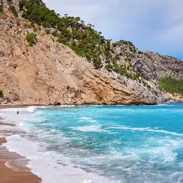 Scenic Coll Baix beach on Mallorca, Spain.
Coll Baix beach on Mallorca, Spain. - stock photo

Platja des Coll Baix
