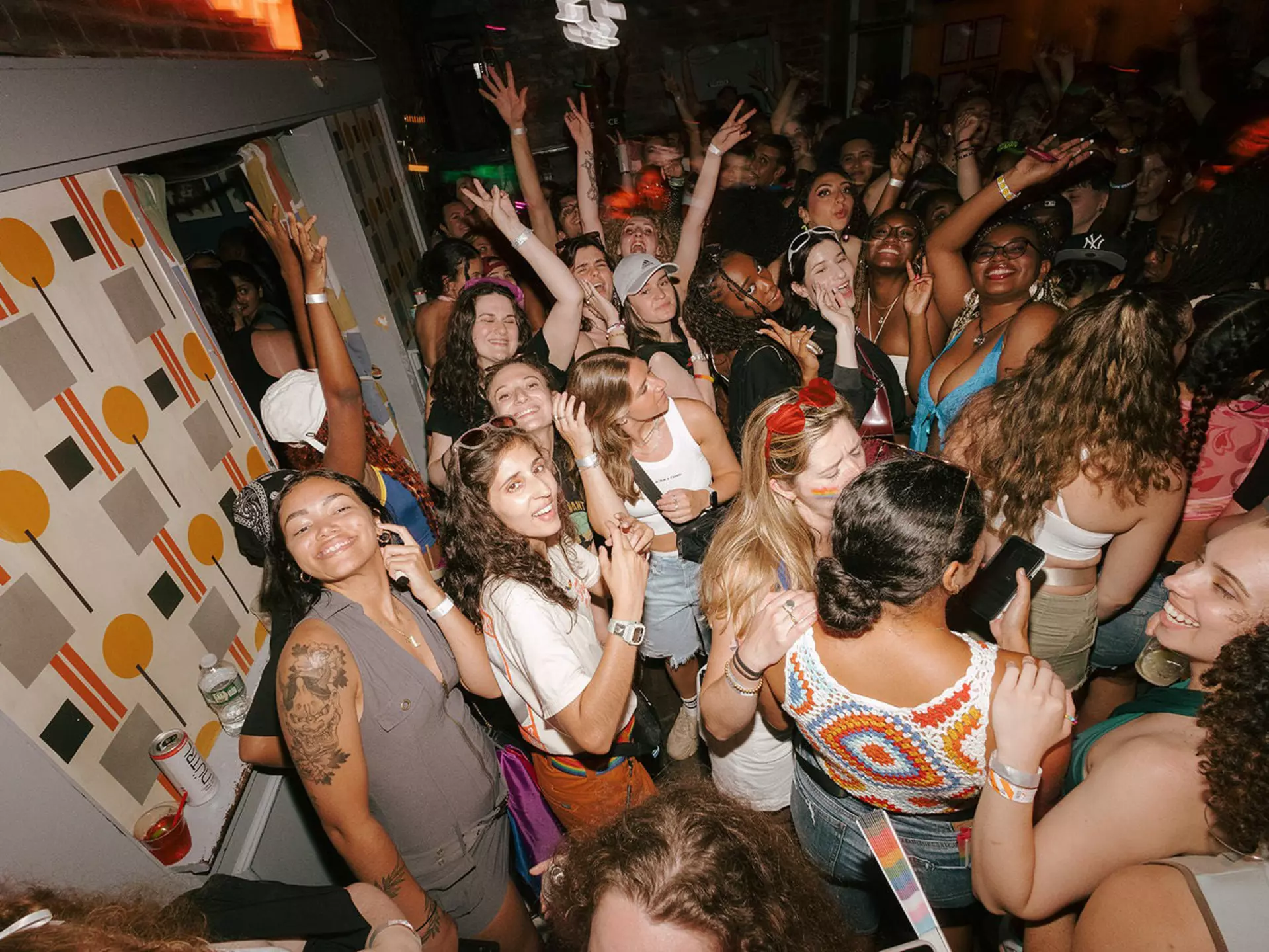 A packed crowd at Henrietta Hudson in New York City. Henrietta Hudson