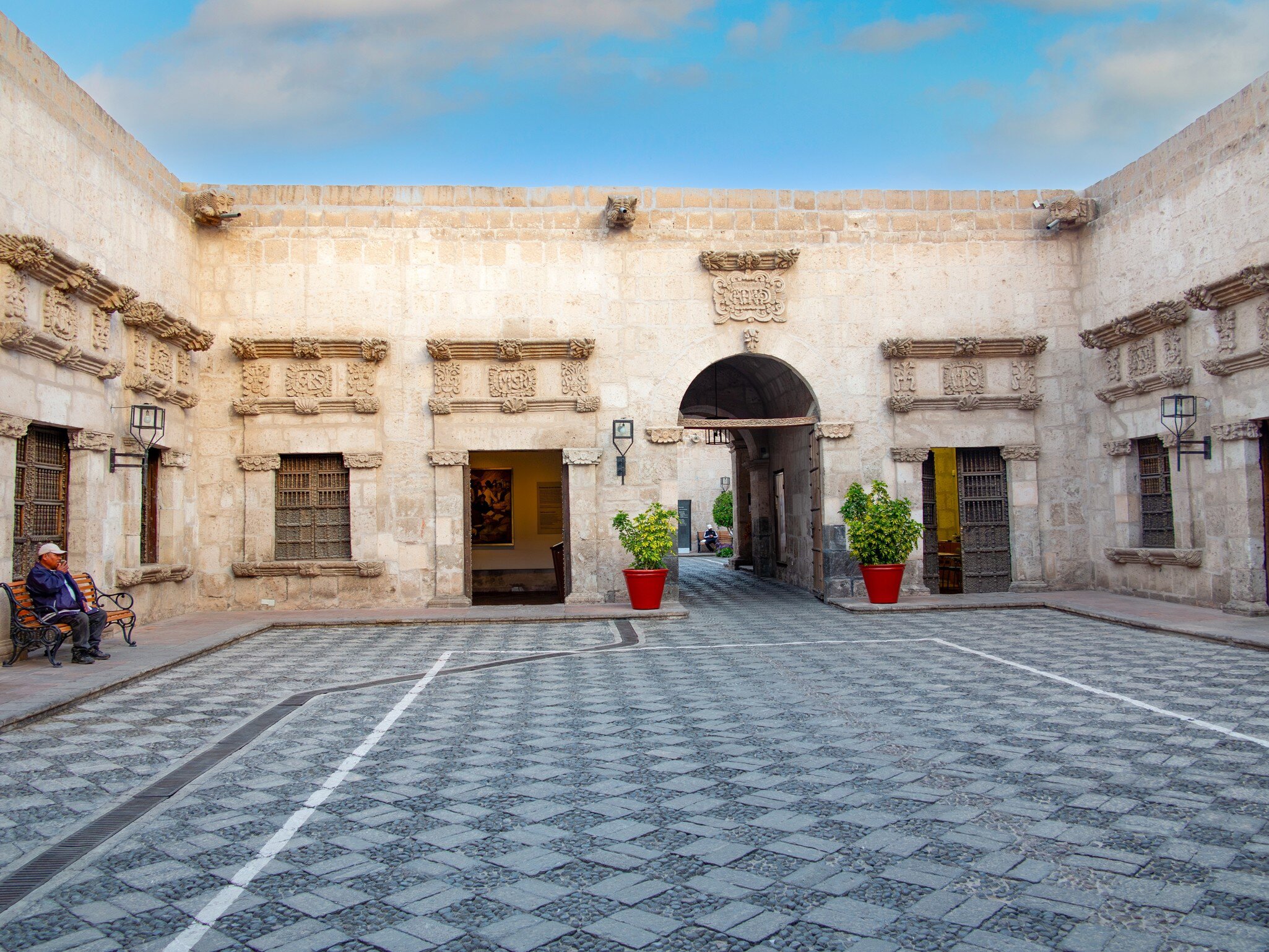 Arequipa, Peru - October 27, 2015:  Casa Tristán del Pozo in Arequipa, one of hthe most touristic attractions in Arequipa., License Type: media, Download Time: 2026-06-25T19:32:56.000Z, User: LP_NZhan, Editorial: true, purchase_order: 65050 - Digital Destinations and Articles, job: App Content, client: Lonely Planet, other: Nadine Zhan 