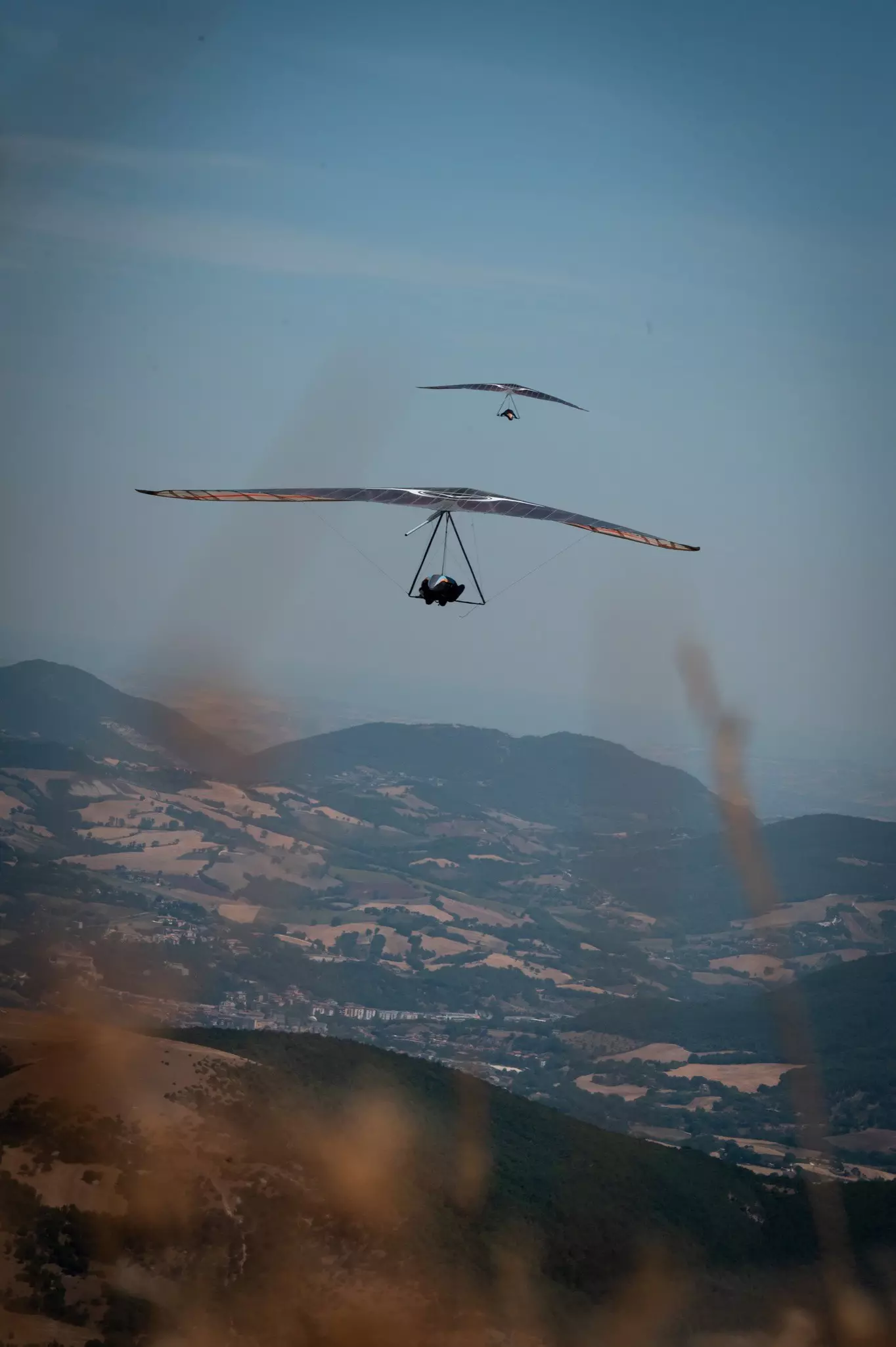 The updrafts of wind near Monte Cucco are particularly exciting, with the area having hosted many national and international hang gliding championships © Courtesy of Regione Umbria