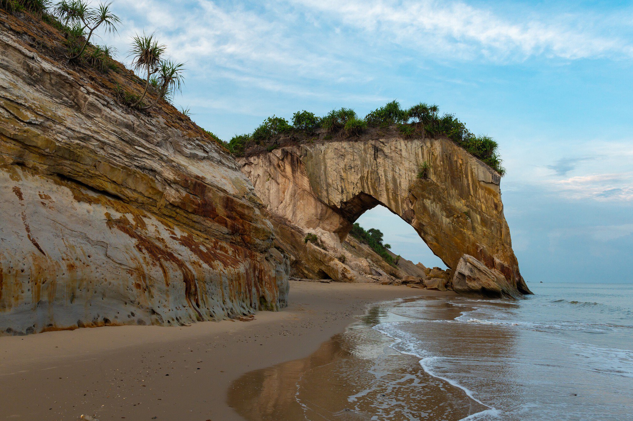 Tusan Cliff Sarawak also known as Horse Rock near Miri, Malaysia