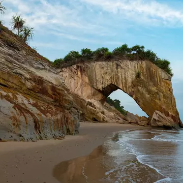 Tusan Cliff Sarawak also known as Horse Rock near Miri, Malaysia