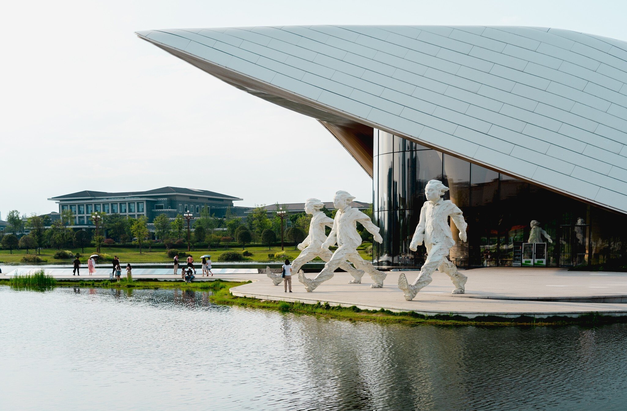 Chengdu, China, 07 June 2023: View of  Tianfu Art Museum in Chengdu. Which is  a new category of urban cultural and artistic space, integrates the park environment with art venues , License Type: media, Download Time: 2026-08-31T15:00:28.000Z, User: LP_NZhan, Editorial: true, purchase_order: 65050 - Digital Destinations and Articles, job: App Content, client: Lonely Planet App, other: Nadine Zhan 