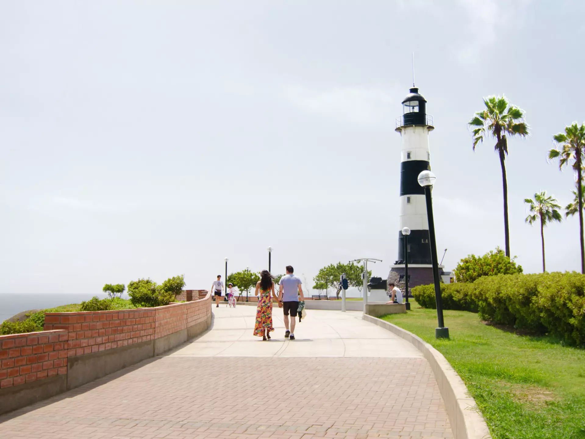 Lima is a sprawling city with a variety of public transport, but walking is also an option on the coast. Antonio Salinas L/Getty Images
