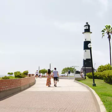 Lima is a sprawling city with a variety of public transport, but walking is also an option on the coast. Antonio Salinas L/Getty Images