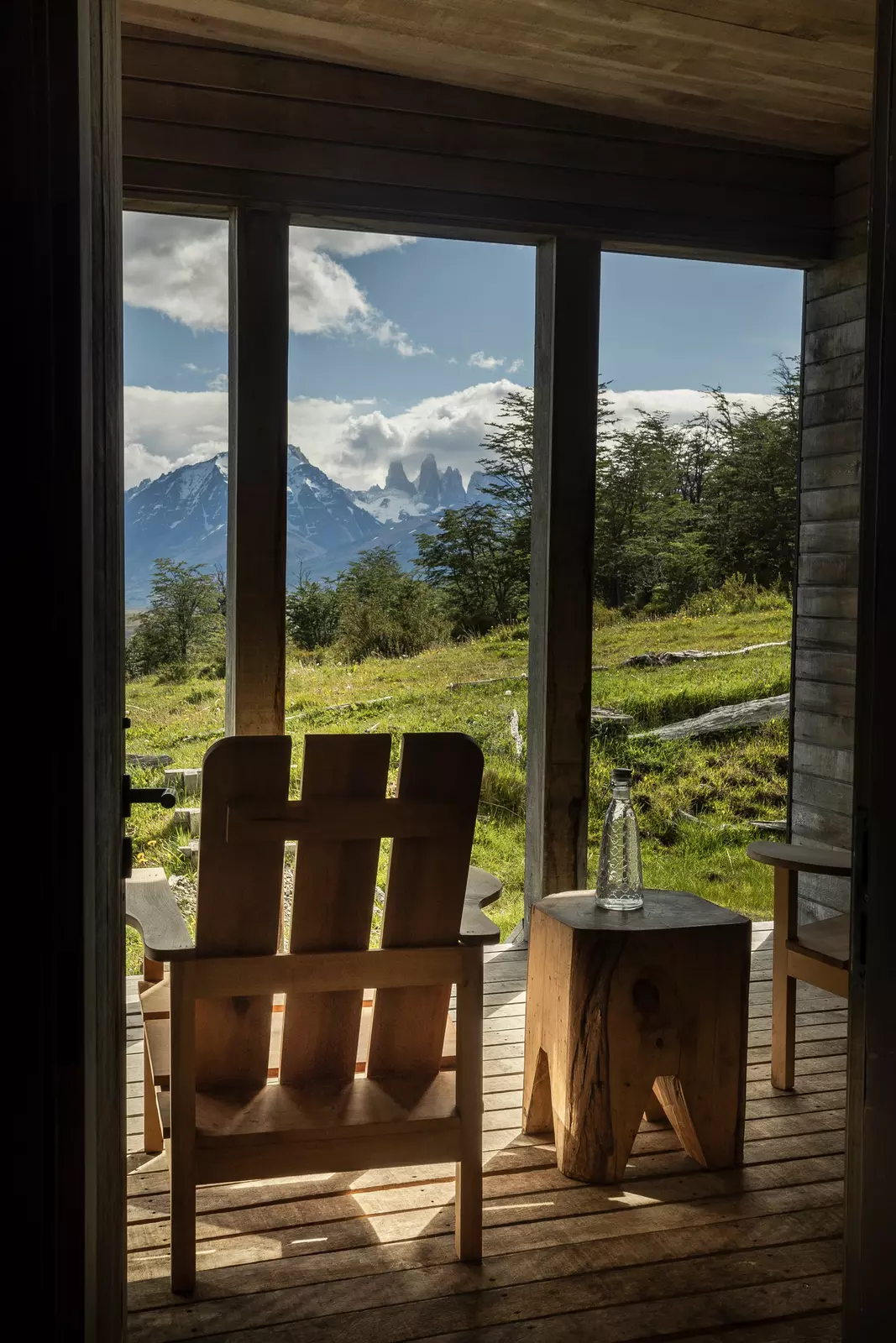 View from a master suite at Awasi Patagonia. 