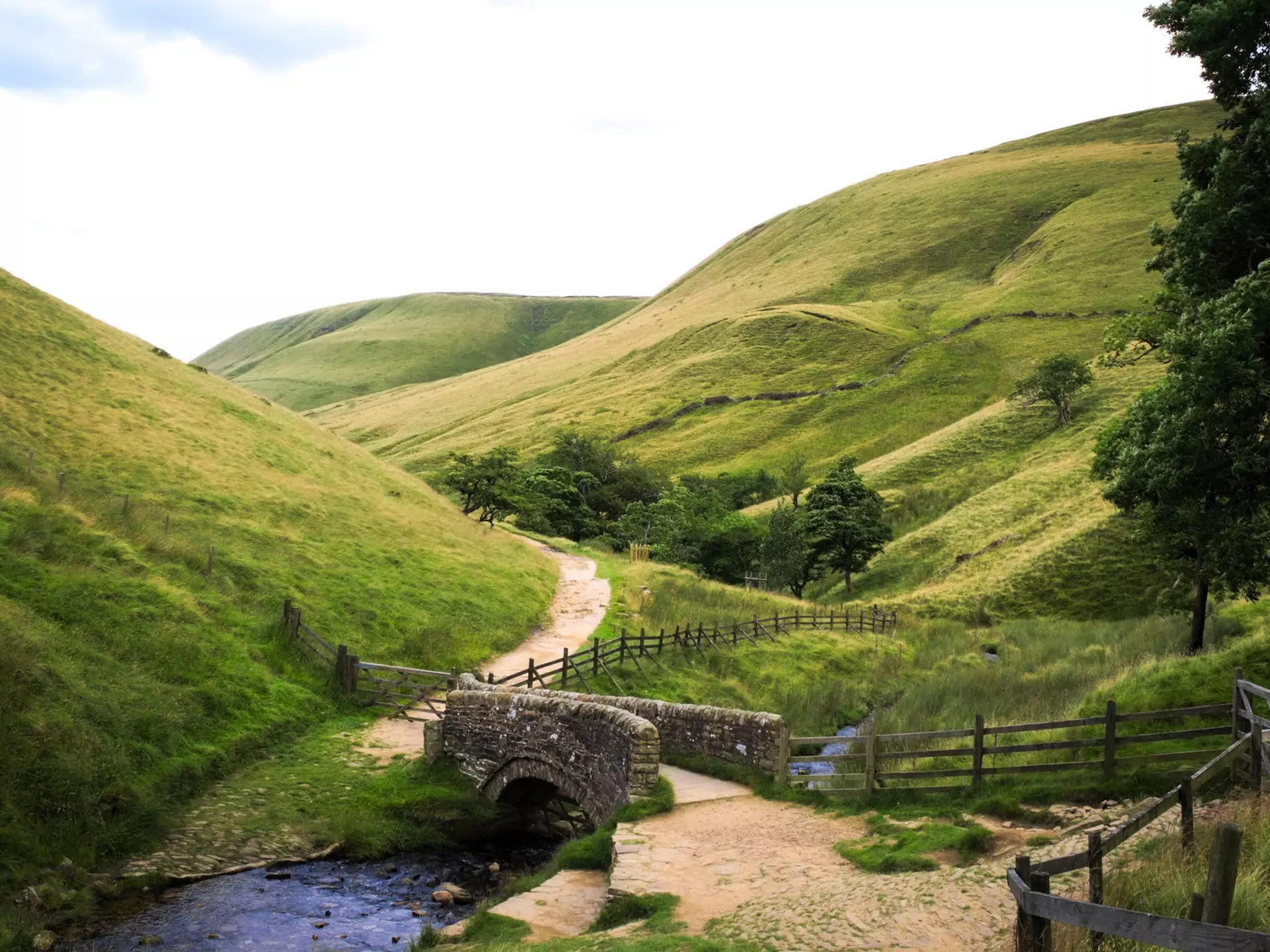View towards Edale from Jacob's Ladder, Peak District National Park