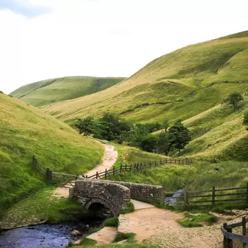 View towards Edale from Jacob's Ladder, Peak District National Park