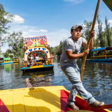 Take the light rail to the end of the line, then hop on a motorless trajinera gondola for an afternoon on the delightful canals of Xochimilco © Matt Mawson / Getty Images