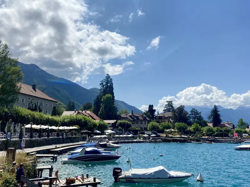 Sasha Brady's trip to the French Alps, Talloires 