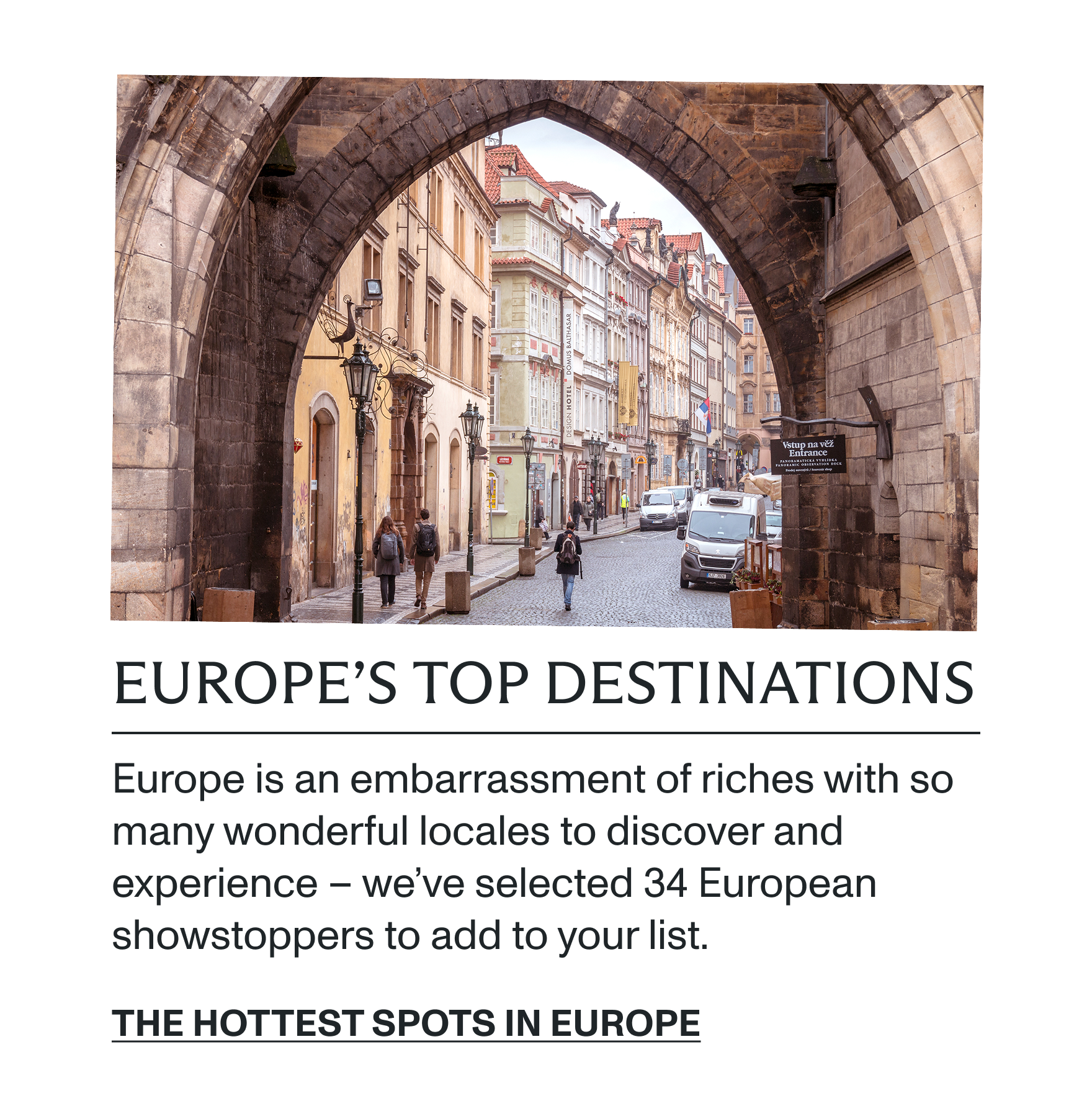 The hottest spots in Europe