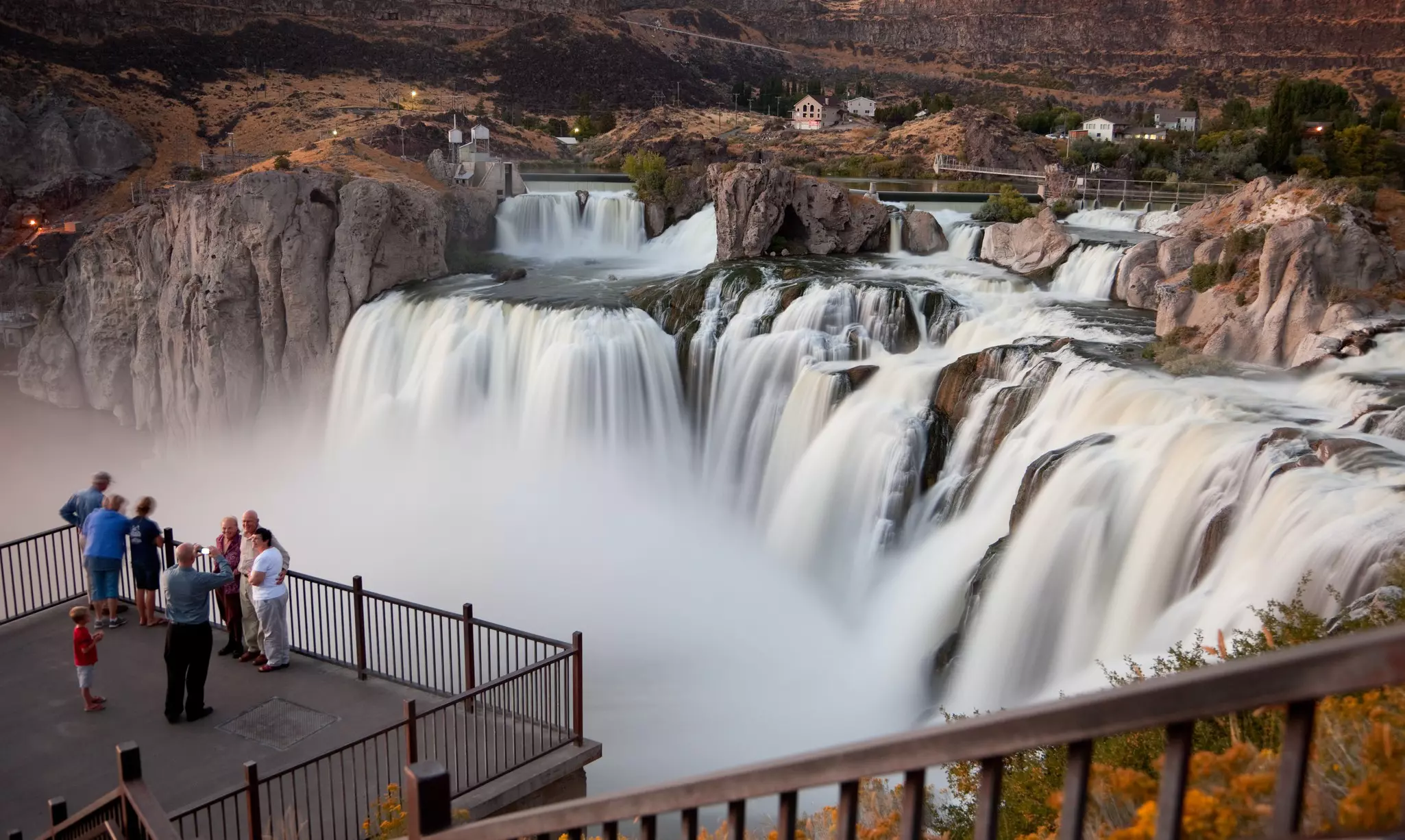 Shoshone Falls is 900ft wide and drops 212ft, which is 45ft more than Niagara Falls © Terryfic3D / Getty Images