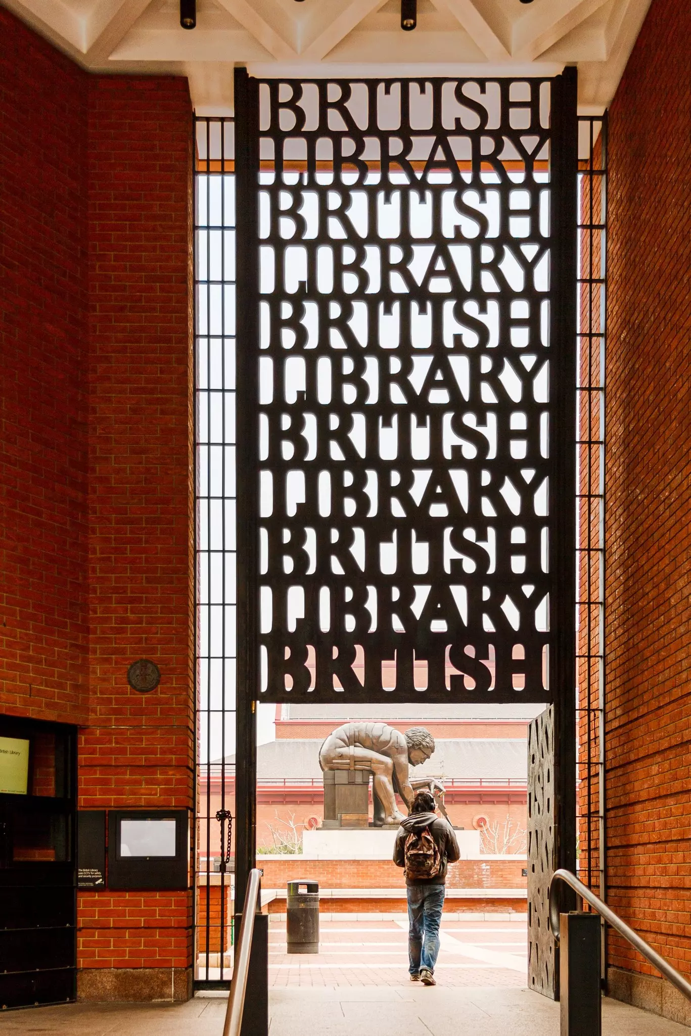 The exterior of the British Library