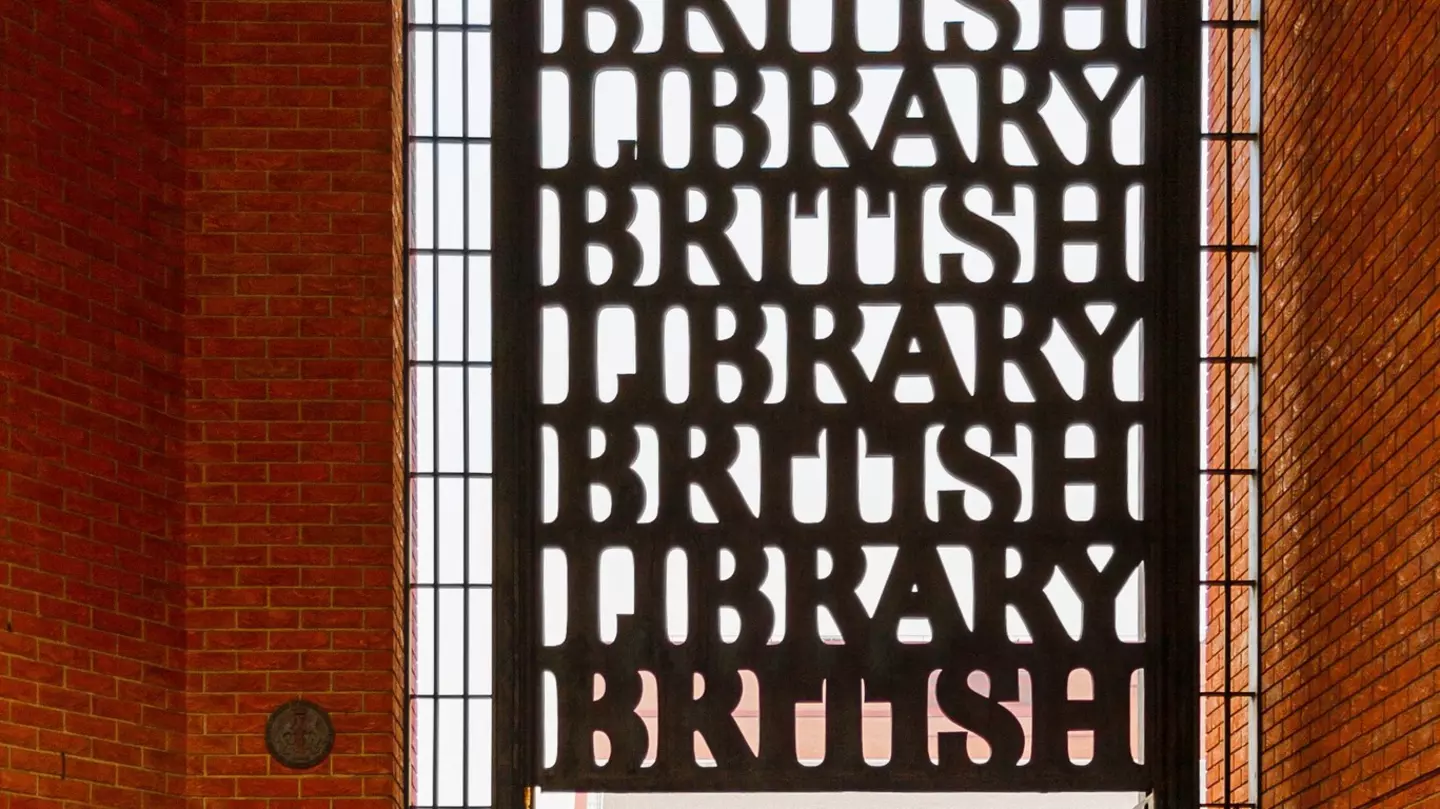 The exterior of the British Library