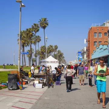 The best way to explore Venice Beach and its eclectic boardwalk is on foot © Getty Images