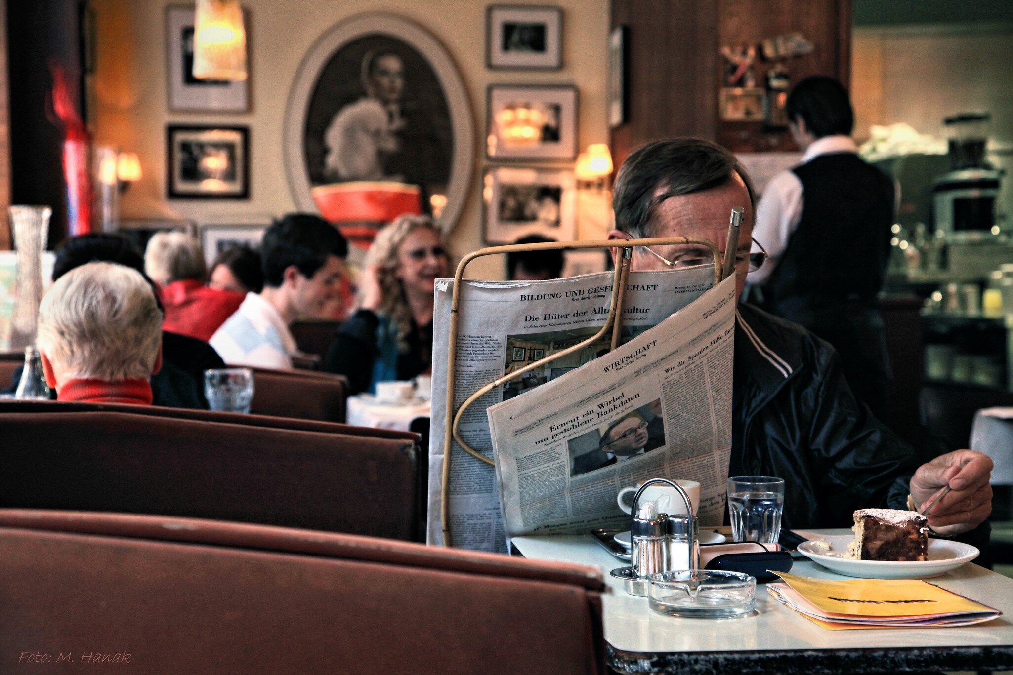 Vienna, Austria: Impression of the coffeehouse Korb