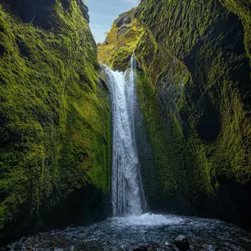 Nauthusagil waterfall canyon on south coast, Iceland, License Type: media, Download Time: 2026-07-07T15:45:39.000Z, User: LP_NZhan, Editorial: false, purchase_order: 65050 - Digital Destinations and Articles, job: App Content, client: Lonely Planet App, other: Nadine Zhan 