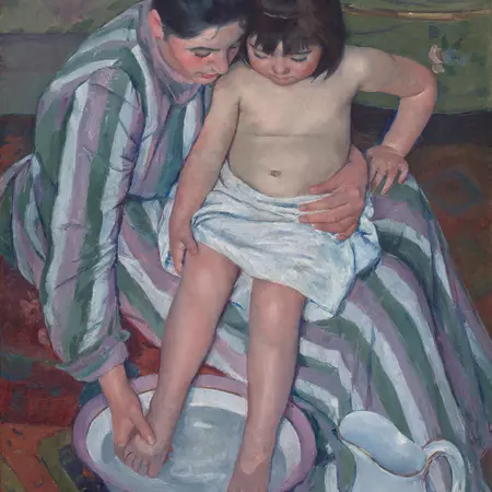 Mary Cassatt. The Child's Bath, 1893. The Art Institute of Chicago, Robert A. Waller Fund.