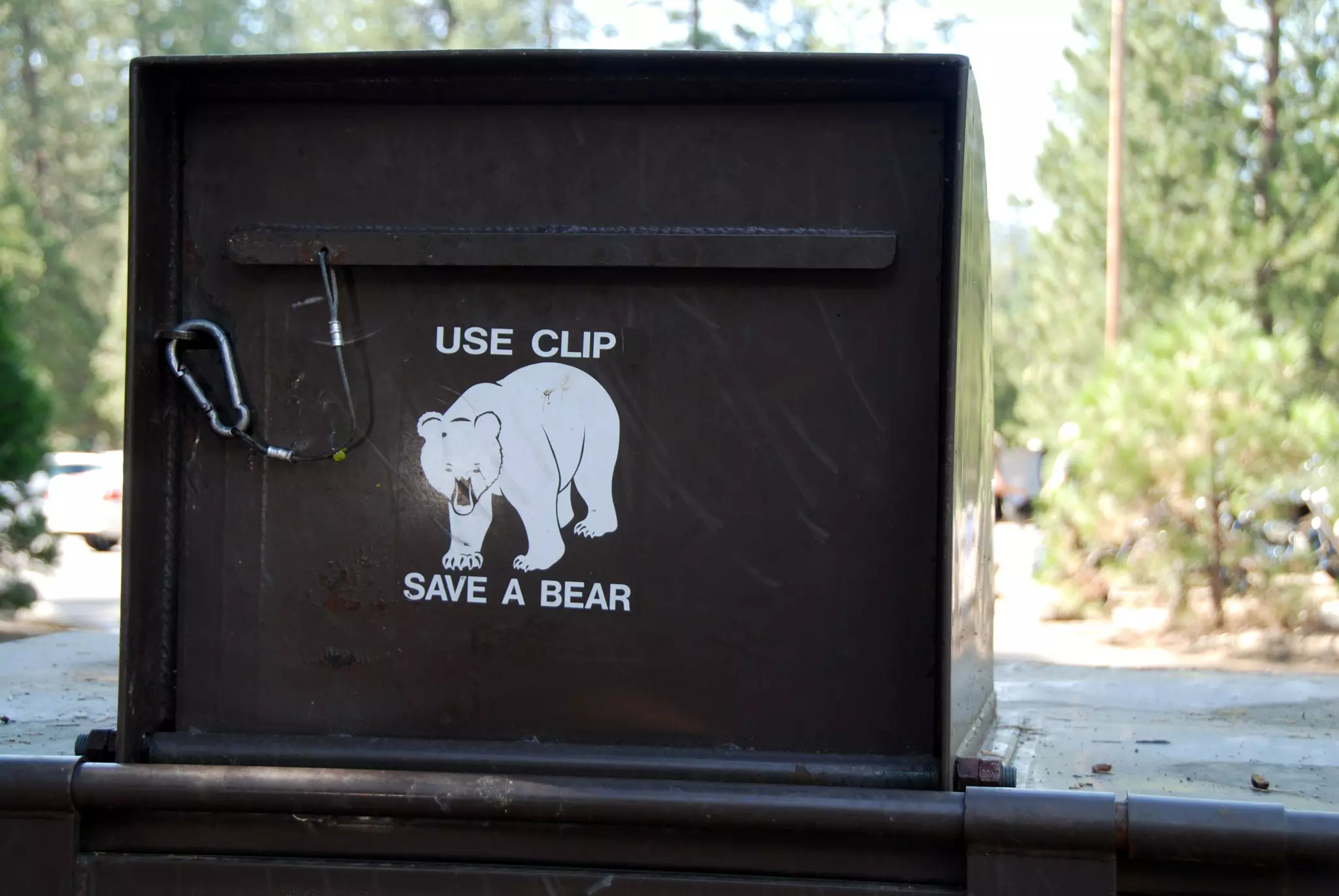 When you do have to dispose of waste, seek out a locking bin; Yosemite National Park, California © M. Kaercher / Getty