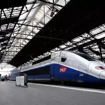 Paris,France Mar. 22,2018. French TGV trains sit in platform at Gare de Lyon railway station during a nationwide strike by French SNCF railway workers  License Type: media  Download Time: 2023-08-31T19:59:11.000Z  User: Norma.PrauseBrewer_LonelyPlanet  Is Editorial: Yes  purchase_order:   