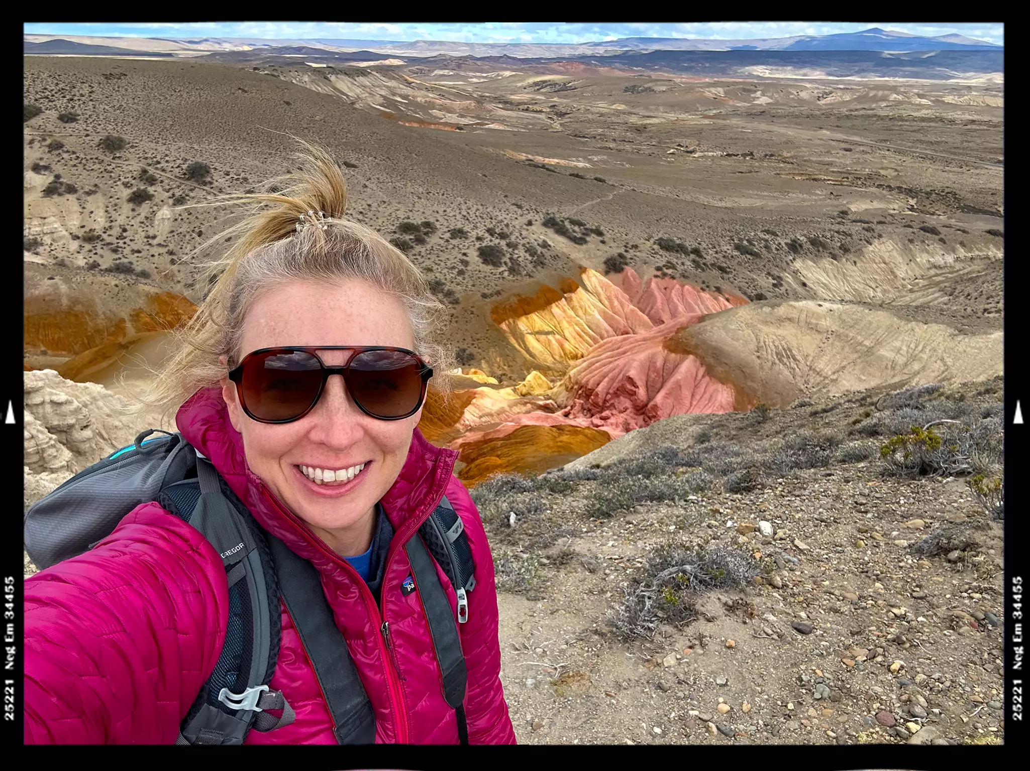 Melissa wrapped up in her nano-puff jacket © Melissa Yeager / Lonely Planet