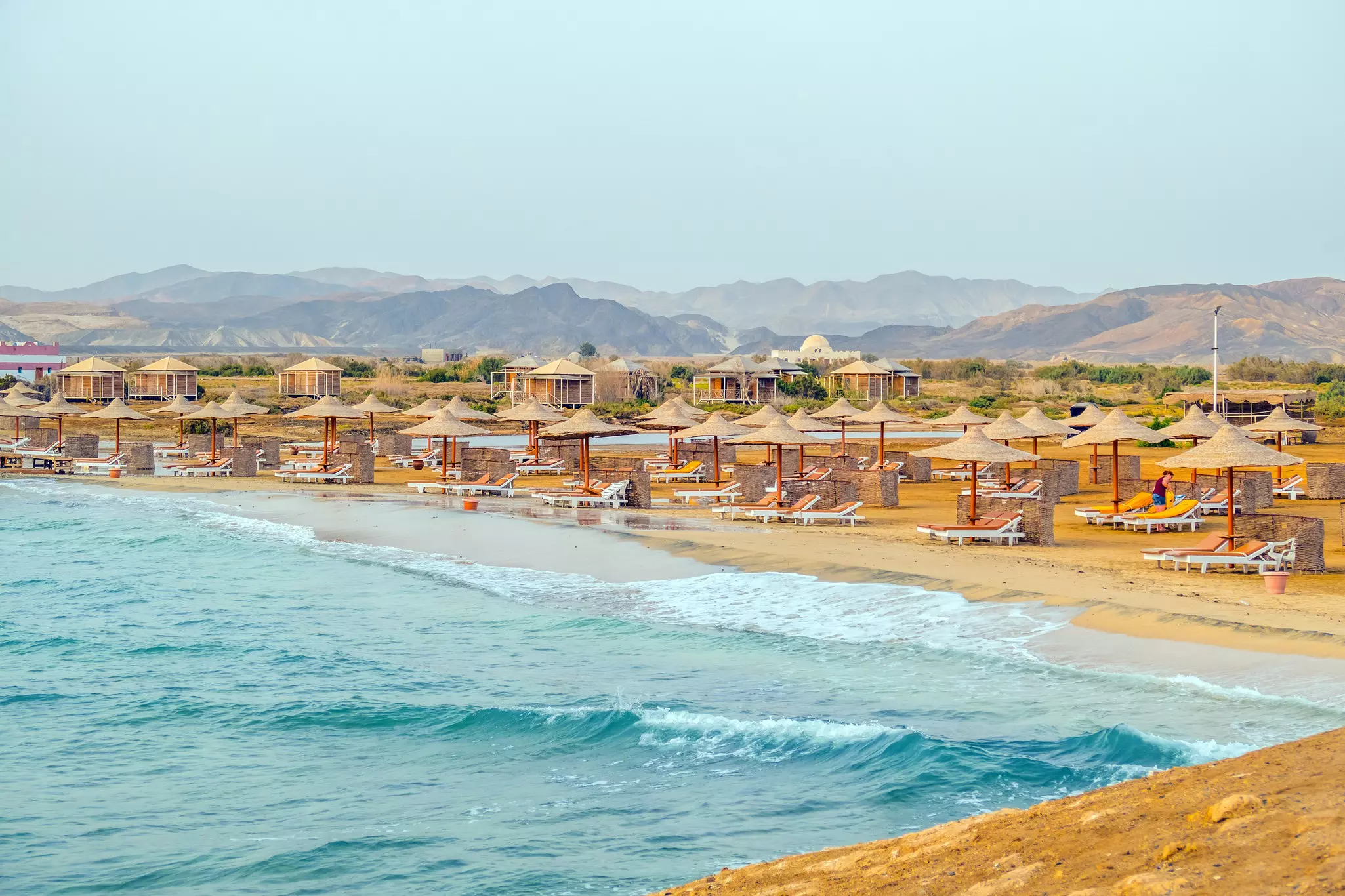 A beach in a Marsa Alam resort. Elzbieta Sekowska/Shutterstock