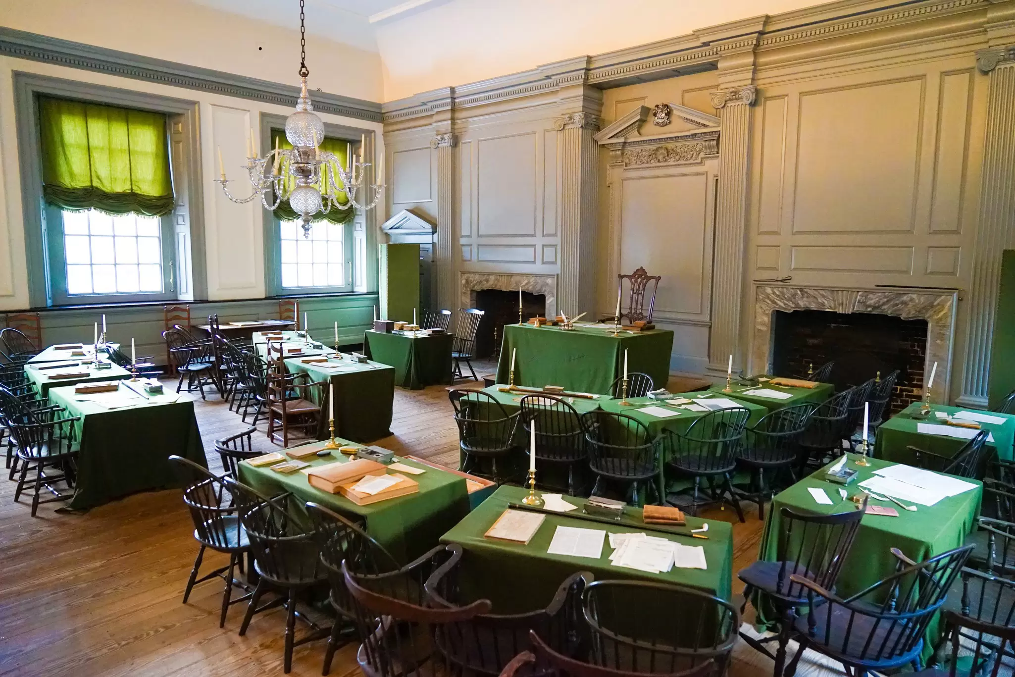 Inside Independence Hall