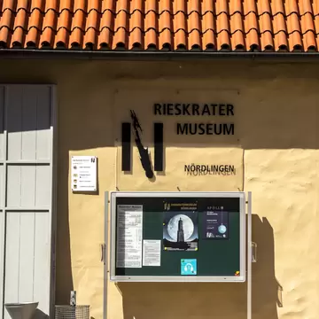 Facade of the Ries Crater Museum.