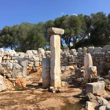 View of the Torre d'en Galmés Talaiotic site on the island of Menorca, Spain.