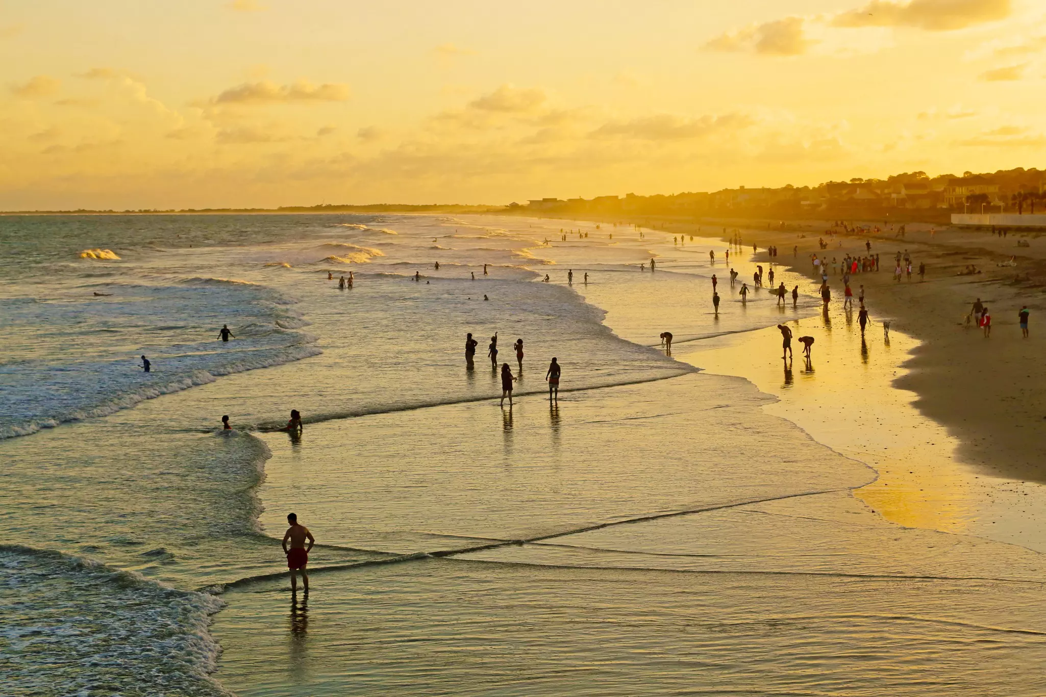 Folly Beach is one of the Lowcountry's favorite beach towns. Daniela Duncan/Getty Images